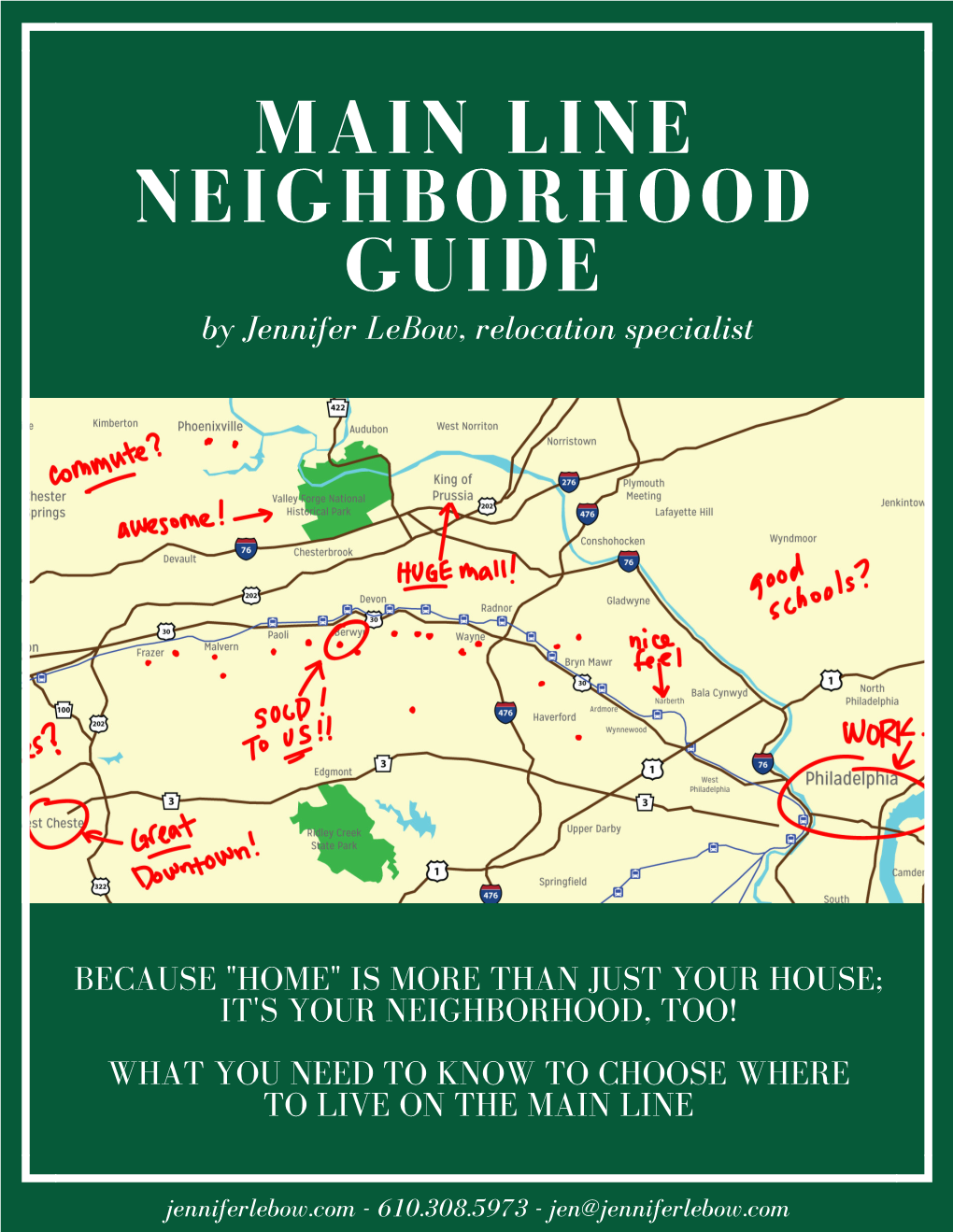 MAIN LINE NEIGHBORHOOD GUIDE by Jennifer Lebow, Relocation Specialist