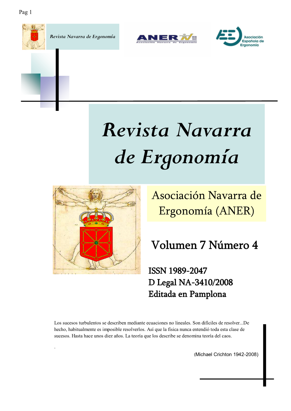 Revista Navarra De Ergonomía