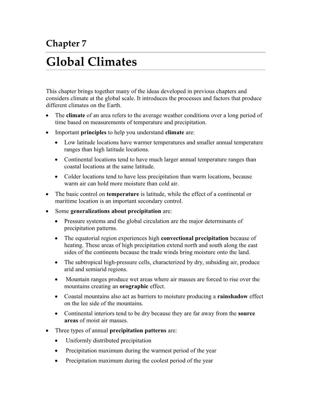 Important Principles to Help You Understand Climate Are