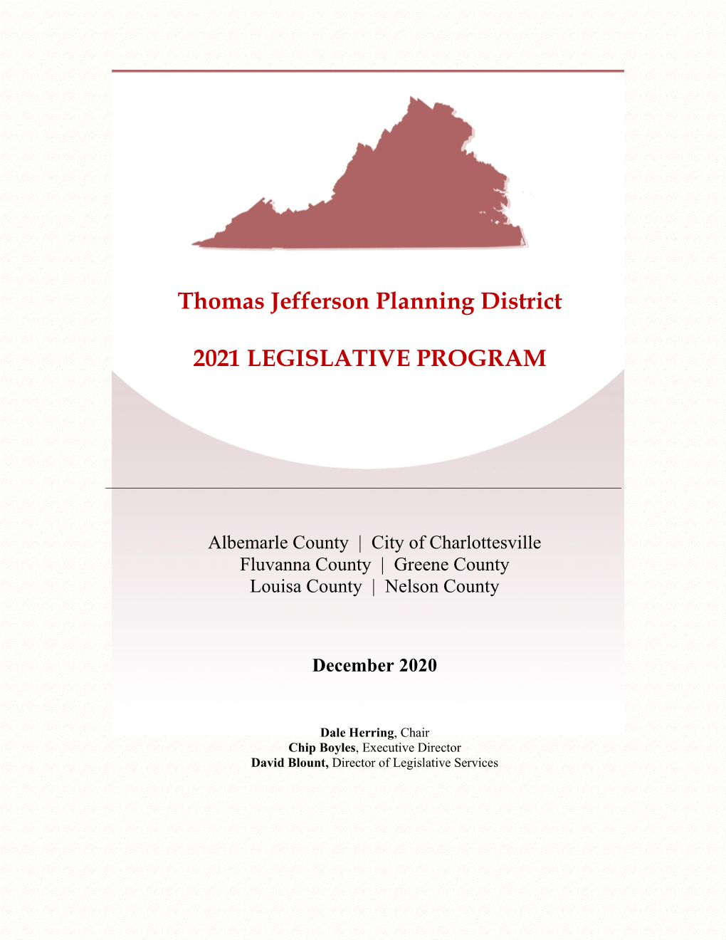 2021 Legislative Program
