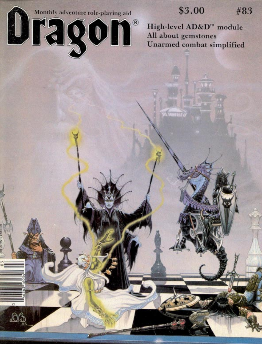 DRAGON Magazine (ISSN 0279-6848) Is Gaming Section Inside Each DRAGON the Ecology of the Stirge