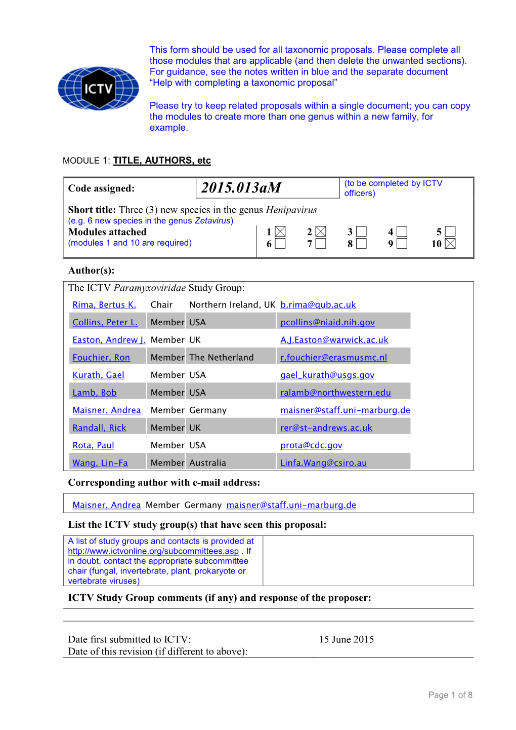 Complete Sections As Applicable