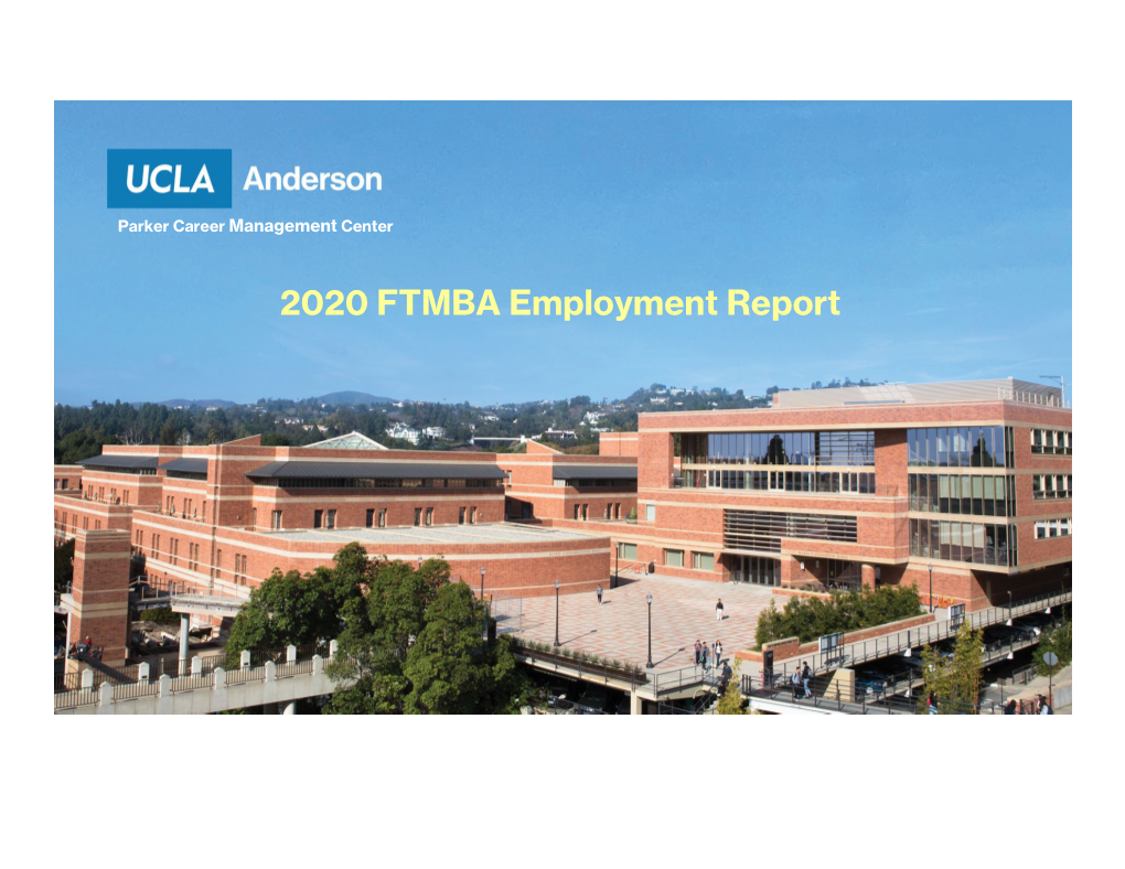 2020 FTMBA Employment Report