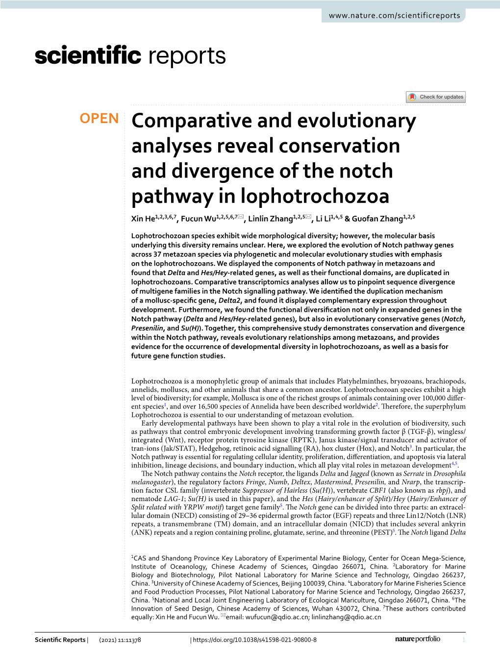 Comparative and Evolutionary Analyses Reveal Conservation and Divergence of the Notch Pathway in Lophotrochozoa