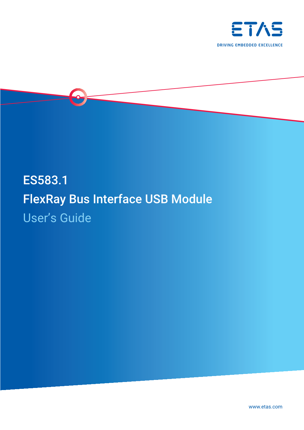 ES583.1 Flexray Bus Interface USB Module User's Guide