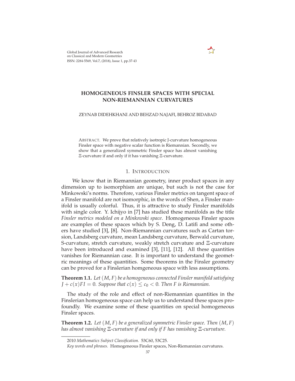 Homogeneous Finsler Spaces with Special Non-Riemannian Curvatures