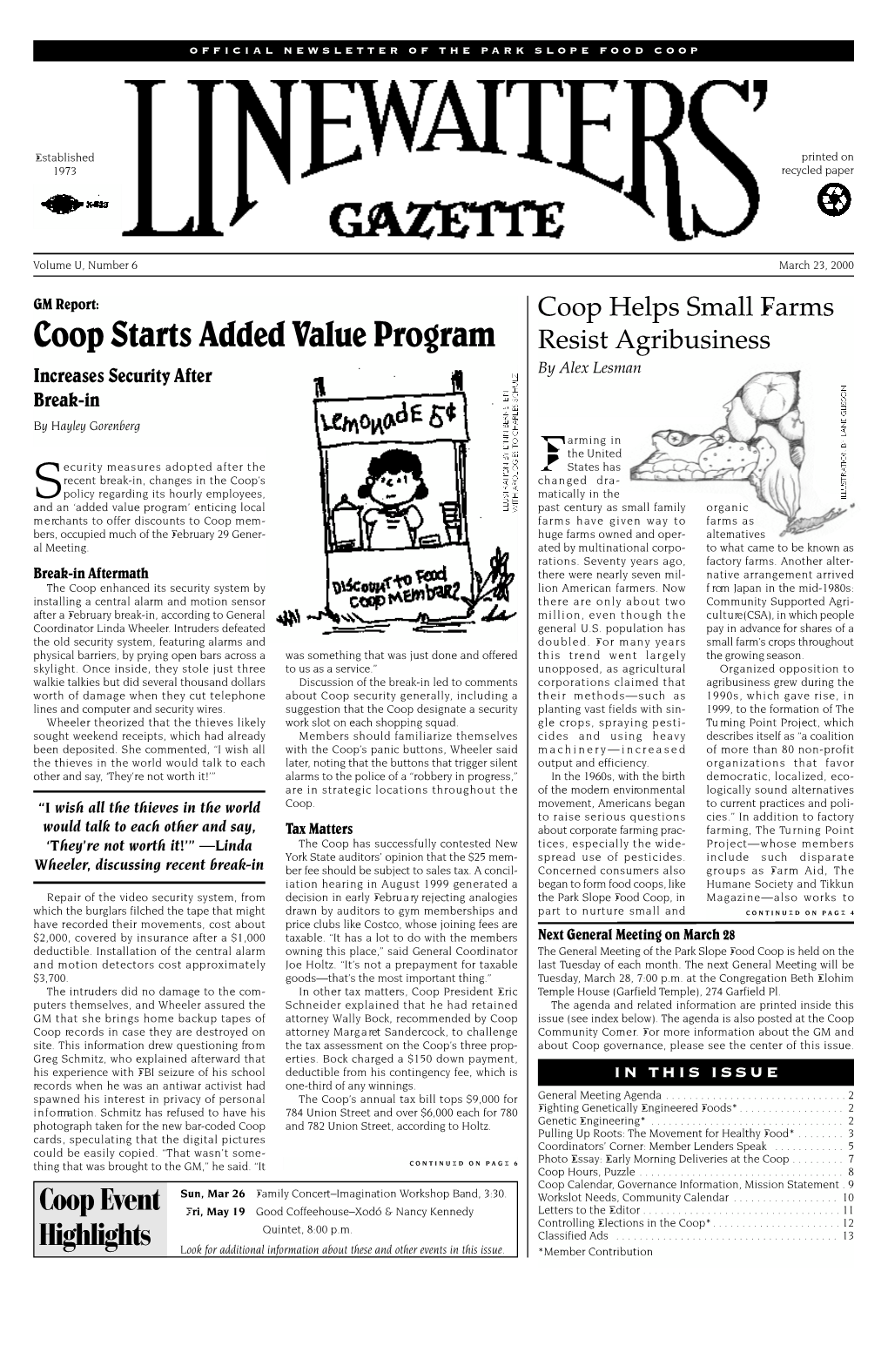 Coop Starts Added Value Program