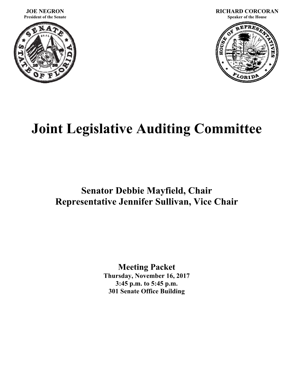 Joint Legislative Auditing Committee