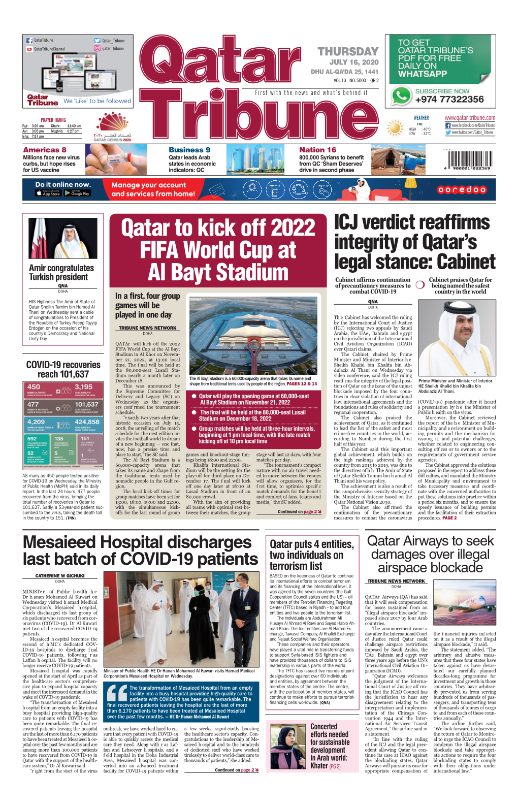 Qatar to Kick Off 2022 FIFA World Cup at Al Bayt Stadium