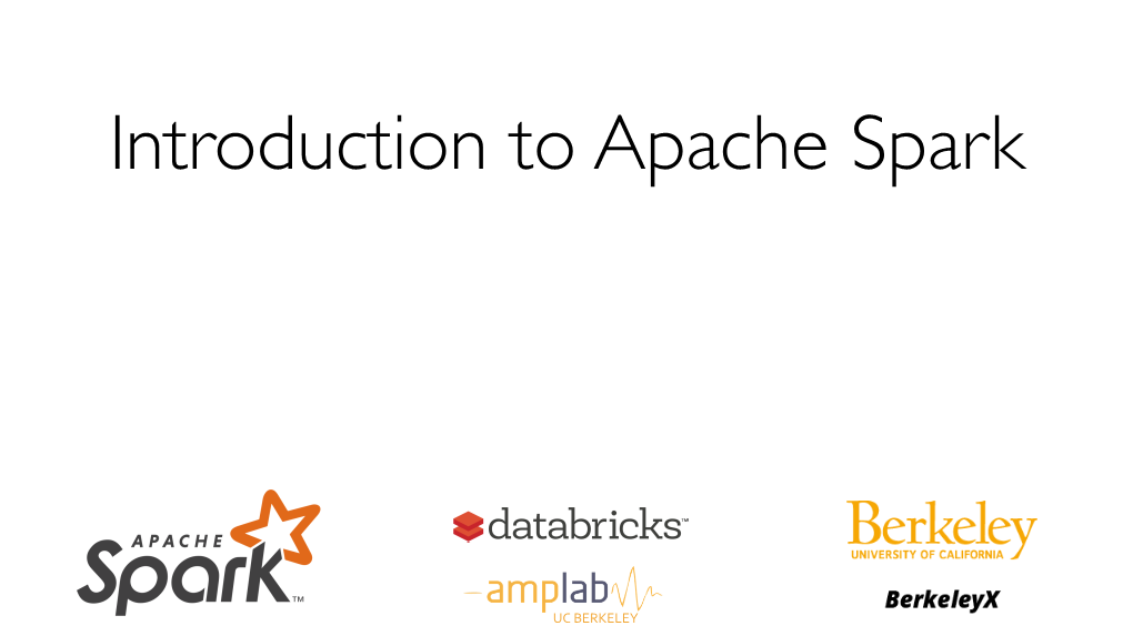 Introduction to Apache Spark