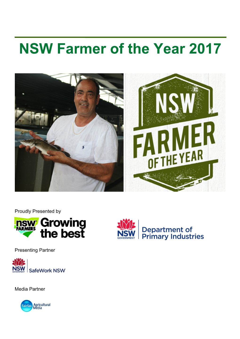 NSW Farmers Association & NSW Department of Primary Industries