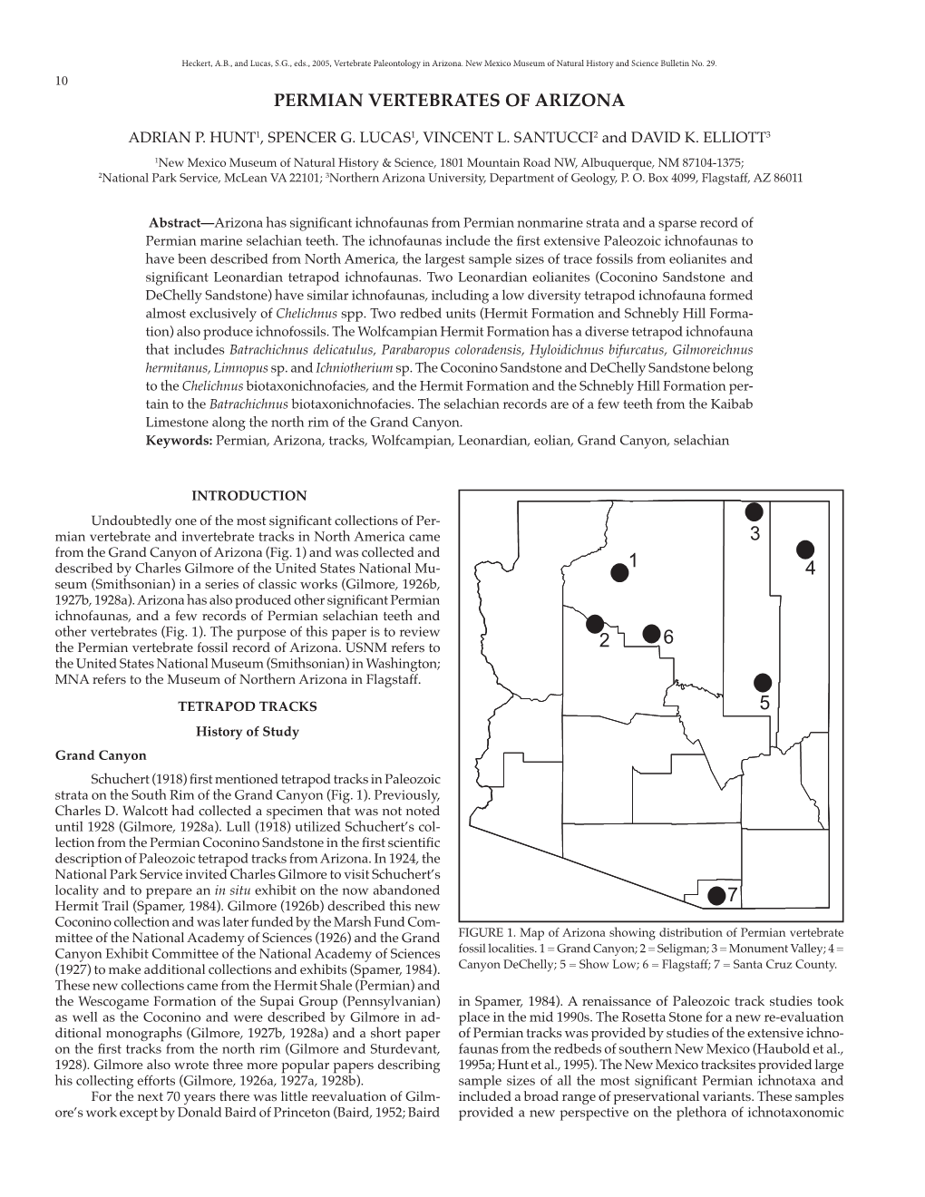 Permian Vertebrates of Arizona