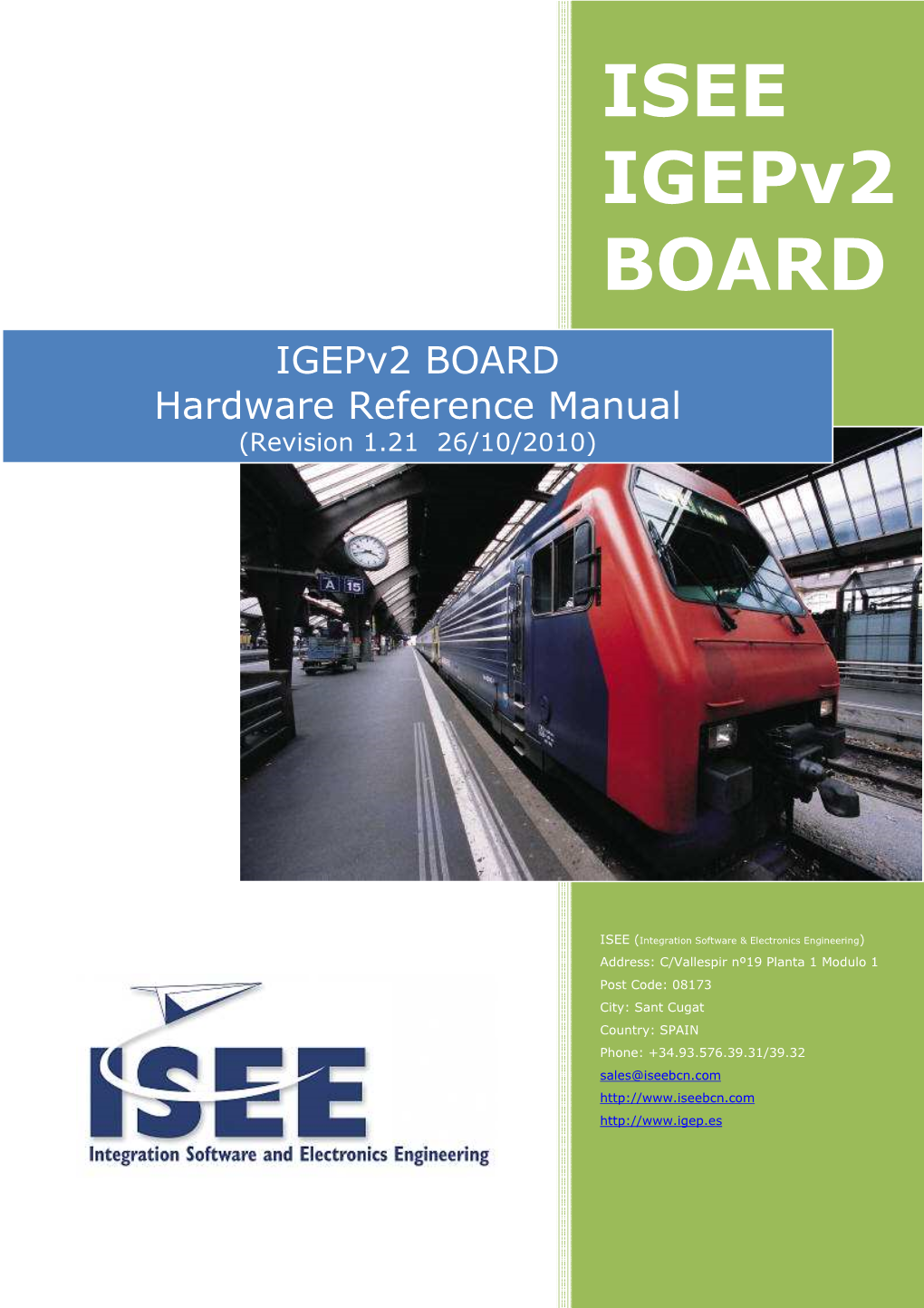 ISEE Igepv2 BOARD FEATURES