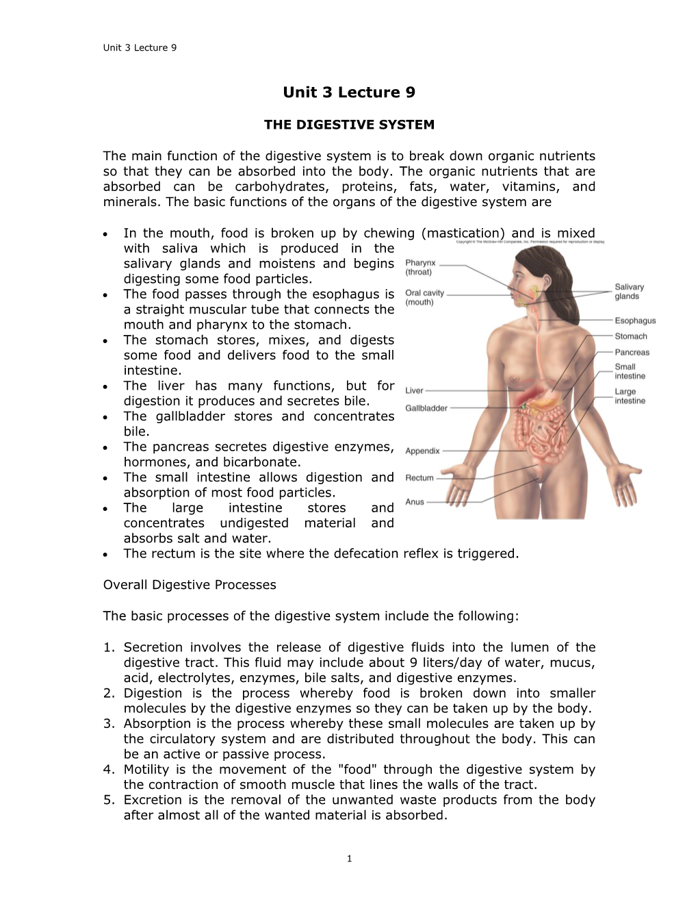 Unit 3 Lecture 9