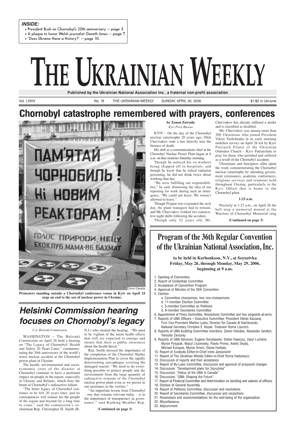 The Ukrainian Weekly 2006, No.18
