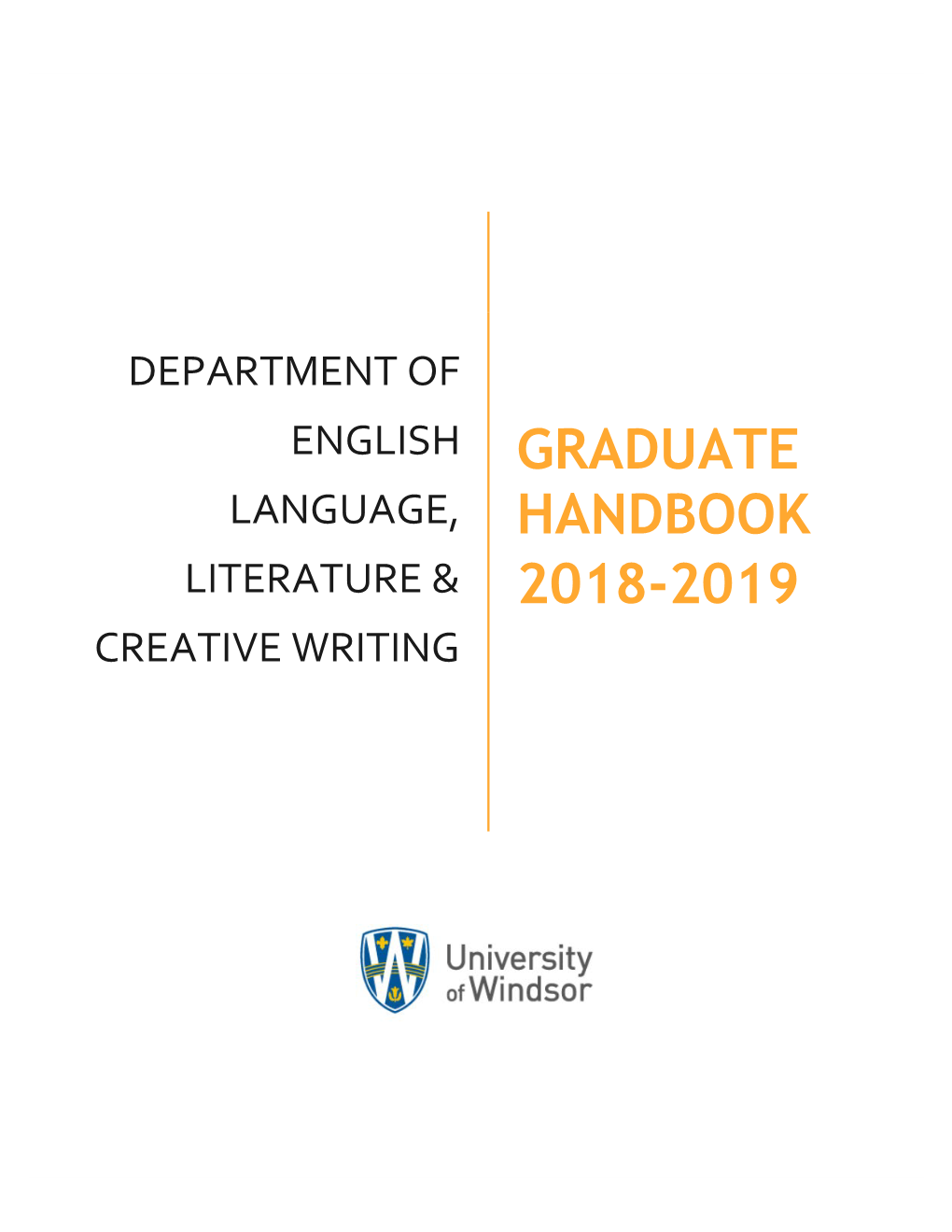 Department of English Language, Literature & Creative Writing