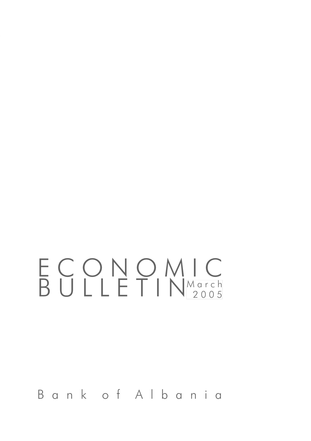 Economic Bulletin March 2005