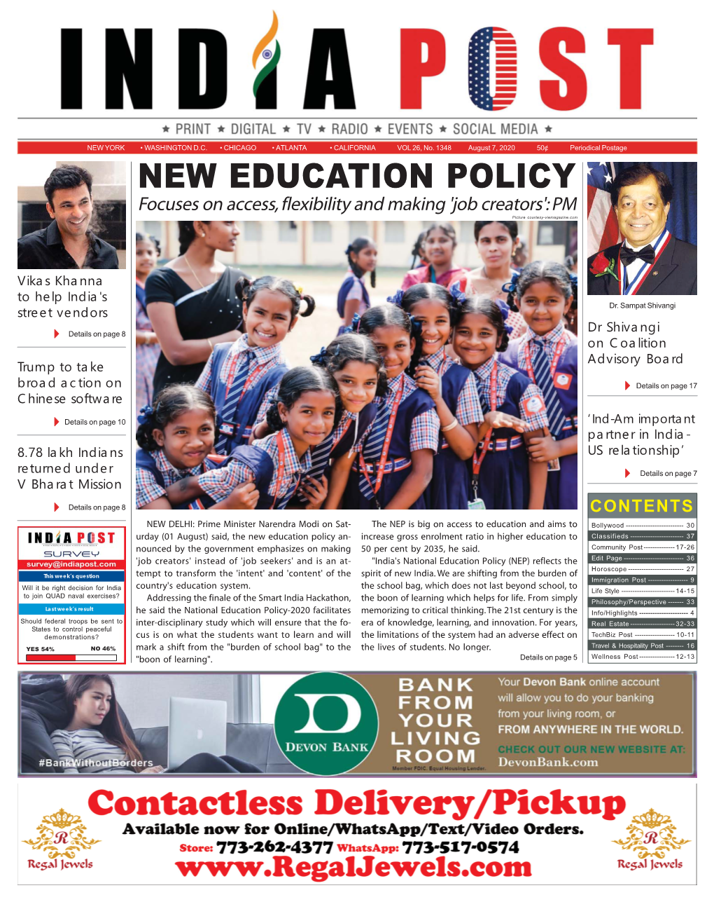 NEW EDUCATION POLICY Focuses on Access, Flexibility and Making 'Job Creators': PM Picture Courtesy-Viemagazine.Com