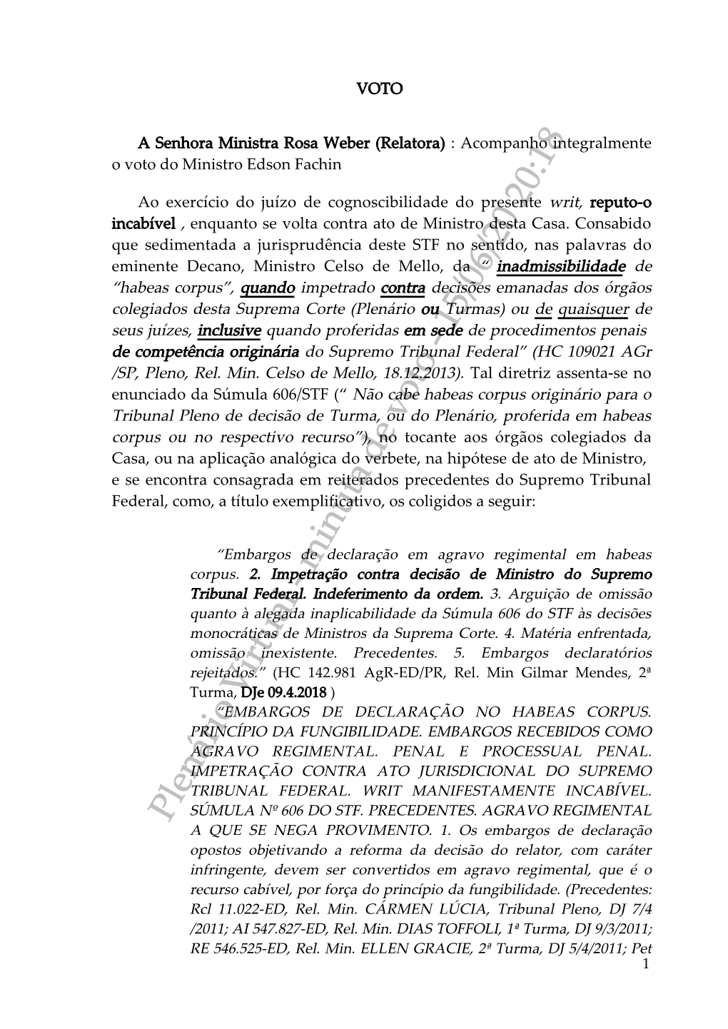 Plenário Virtual - Minuta De Voto - 15/06/20 20:18