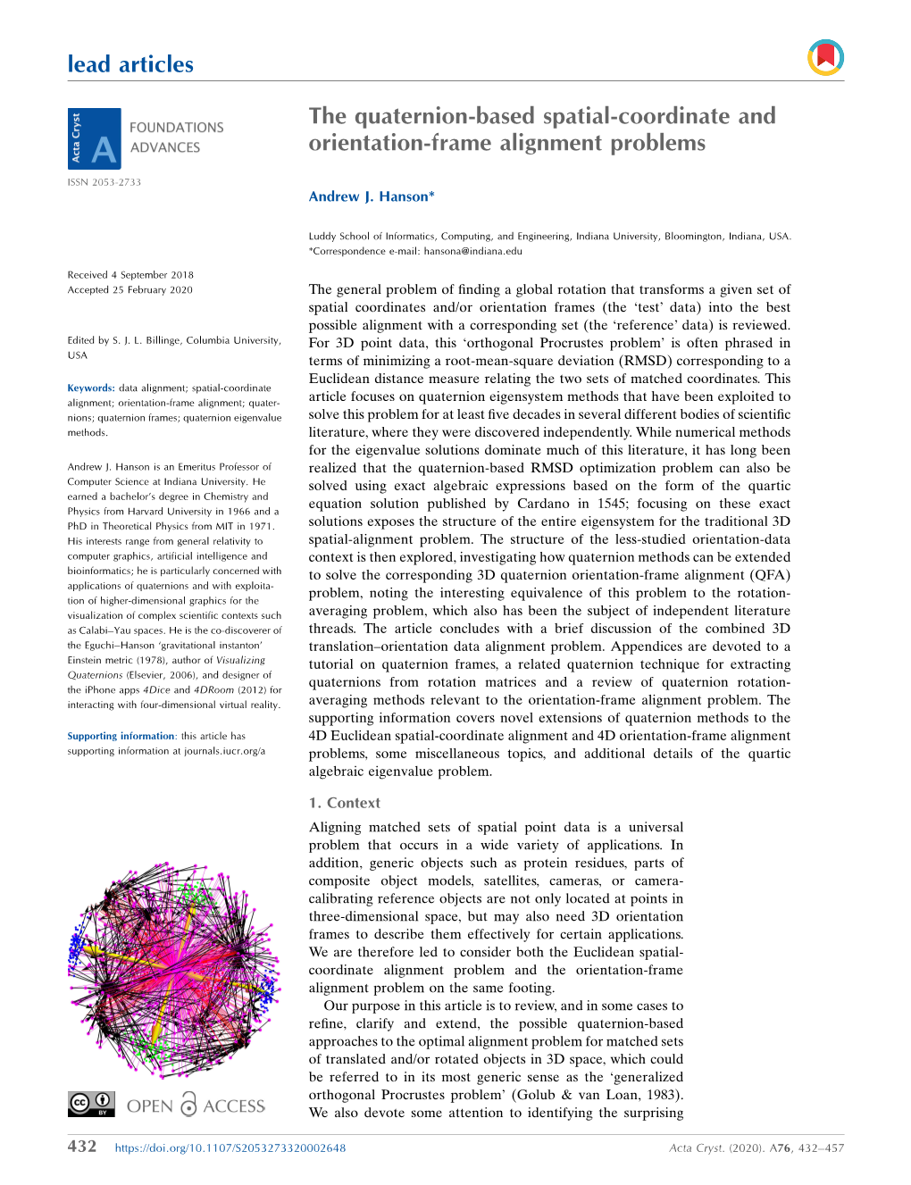 The Quaternion-Based Spatial-Coordinate and Orientation-Frame Alignment Problems