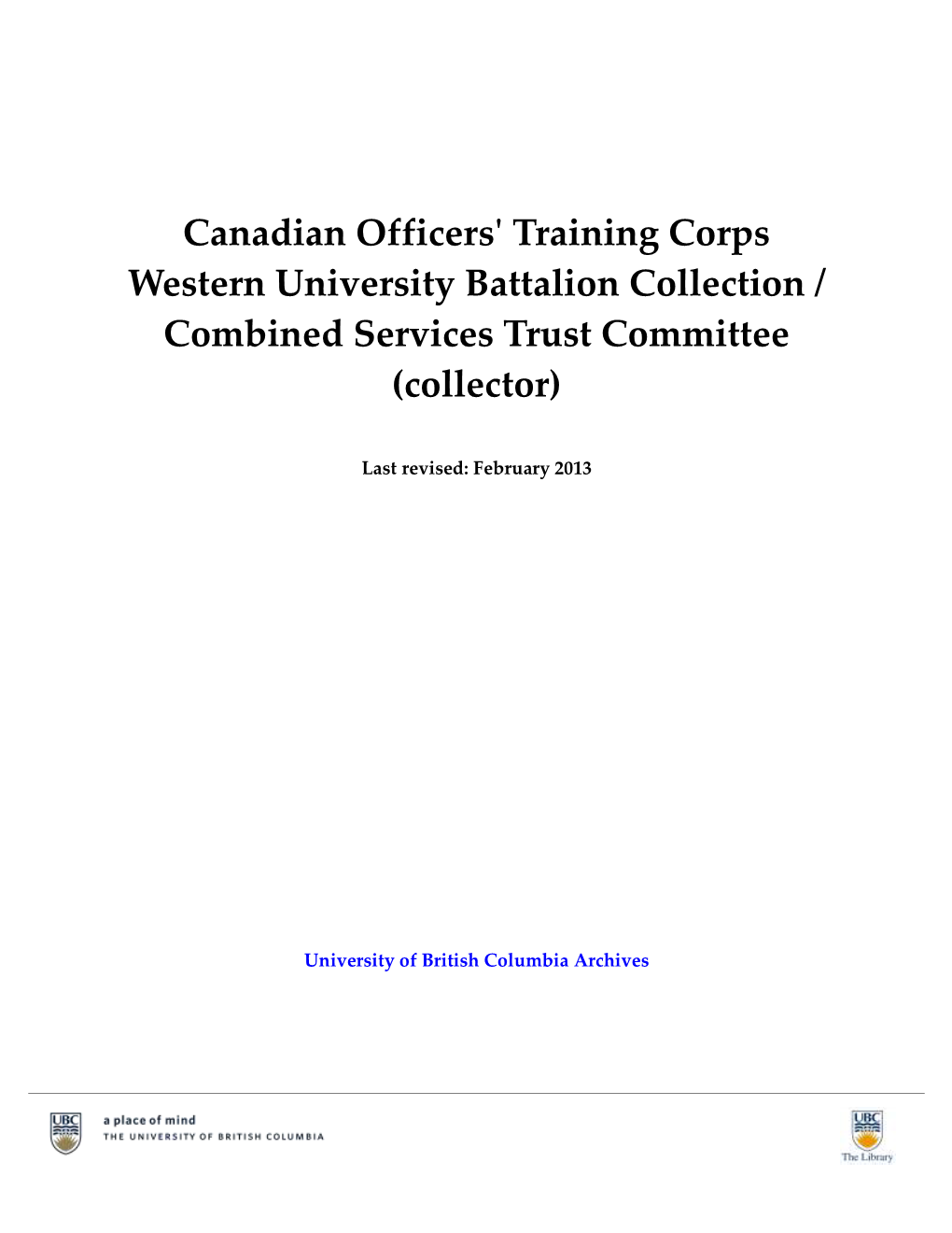 Canadian Officer Training Corps