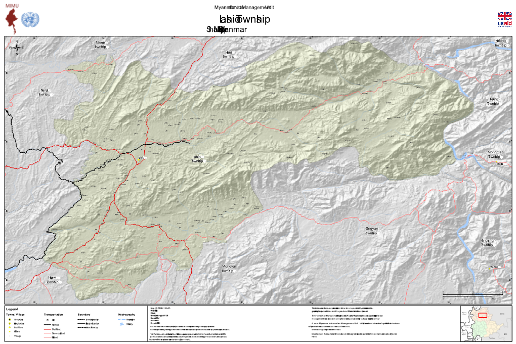 Lashio Township Shan State (North), Myanmar