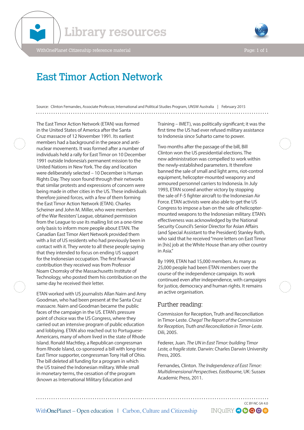 East Timor Action Network