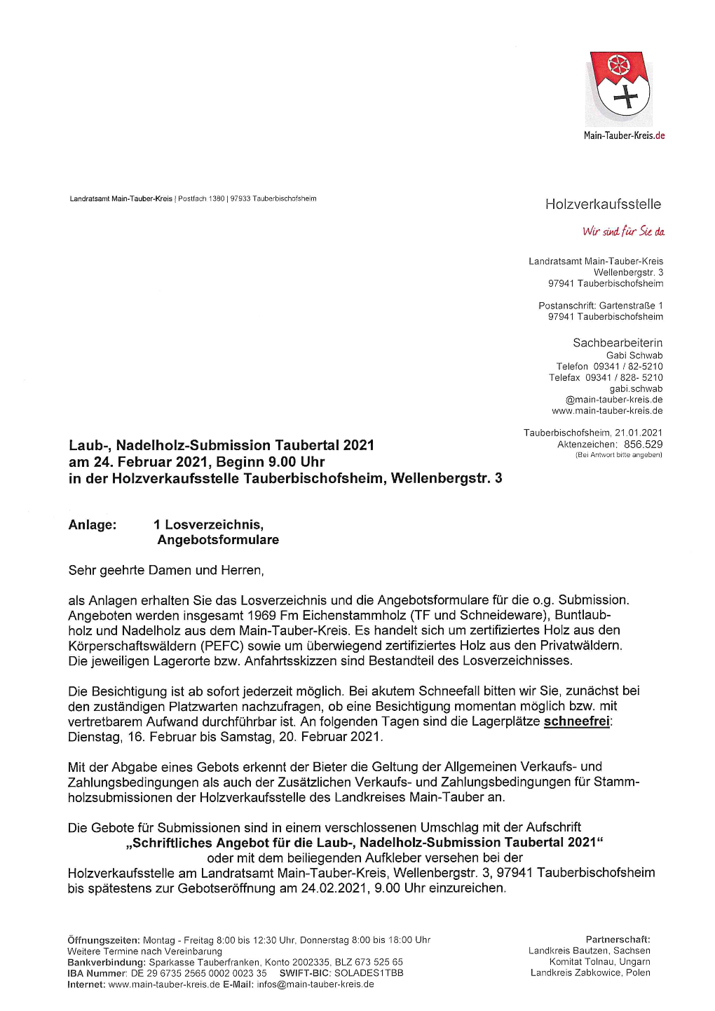 Laub-, Nadelholz-Submission Taubertal - 24.02.2021