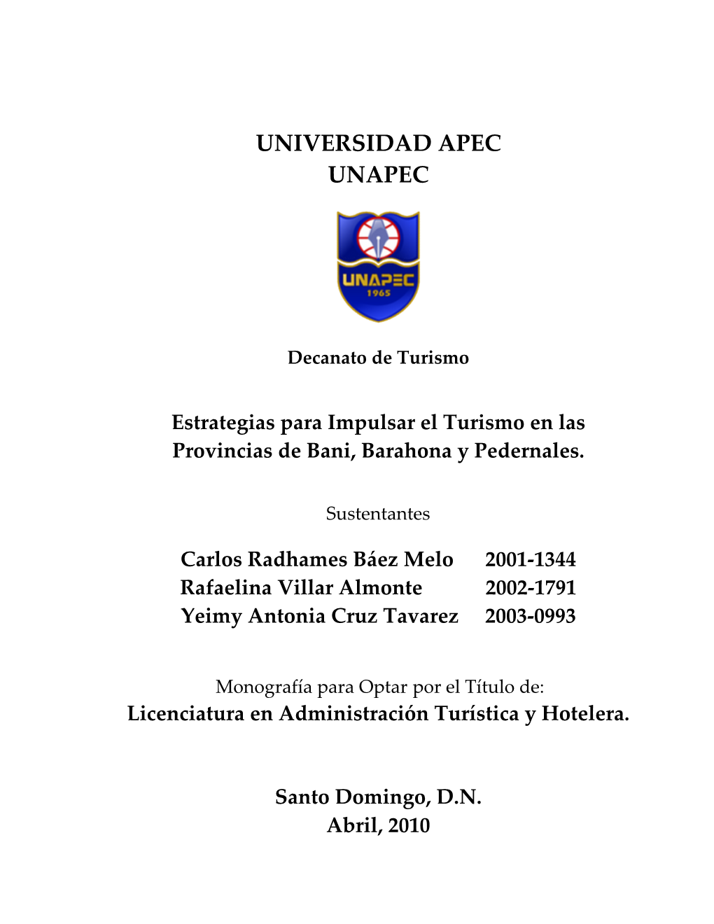 Universidad Apec Unapec