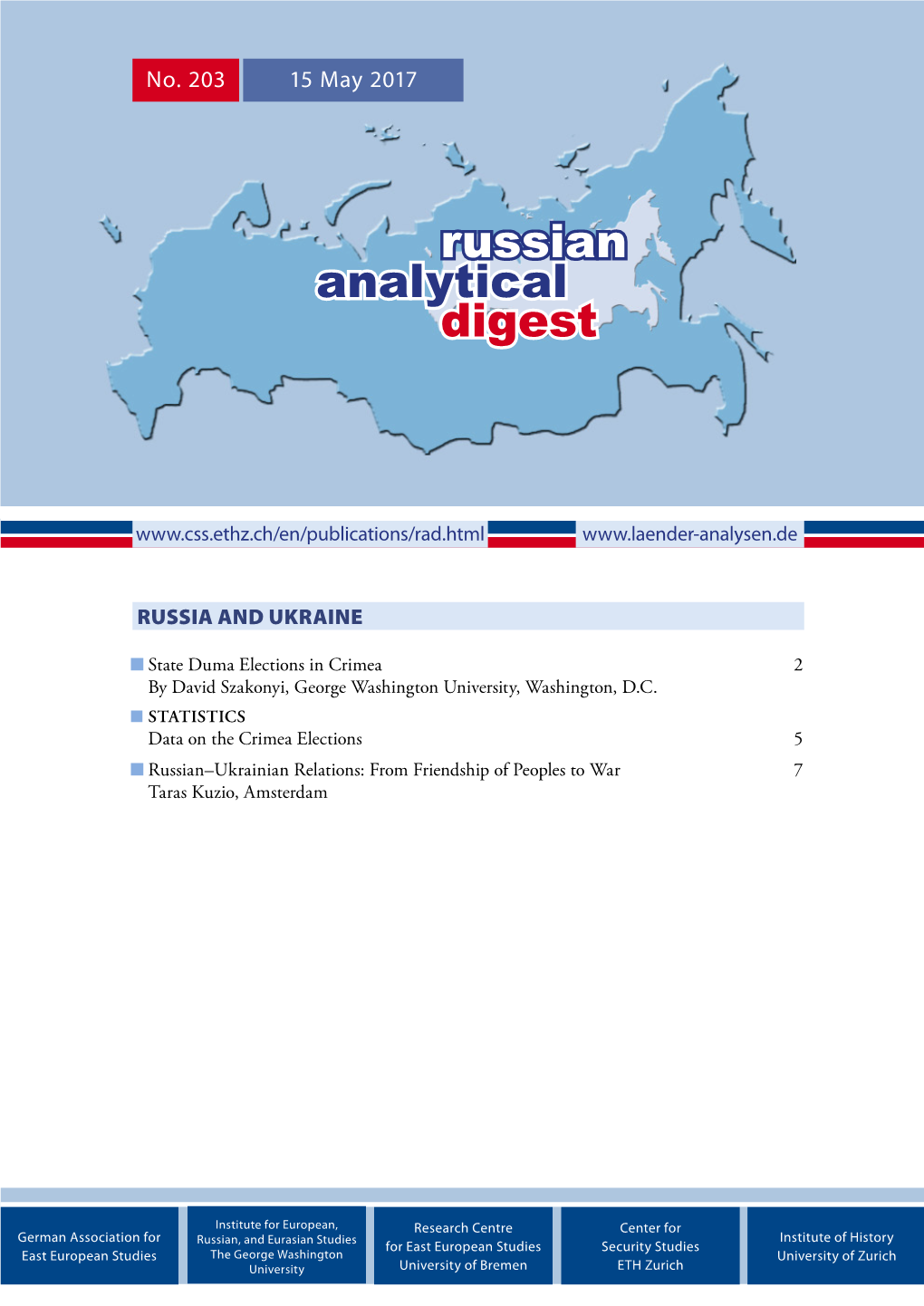 Analytical Digest Russian