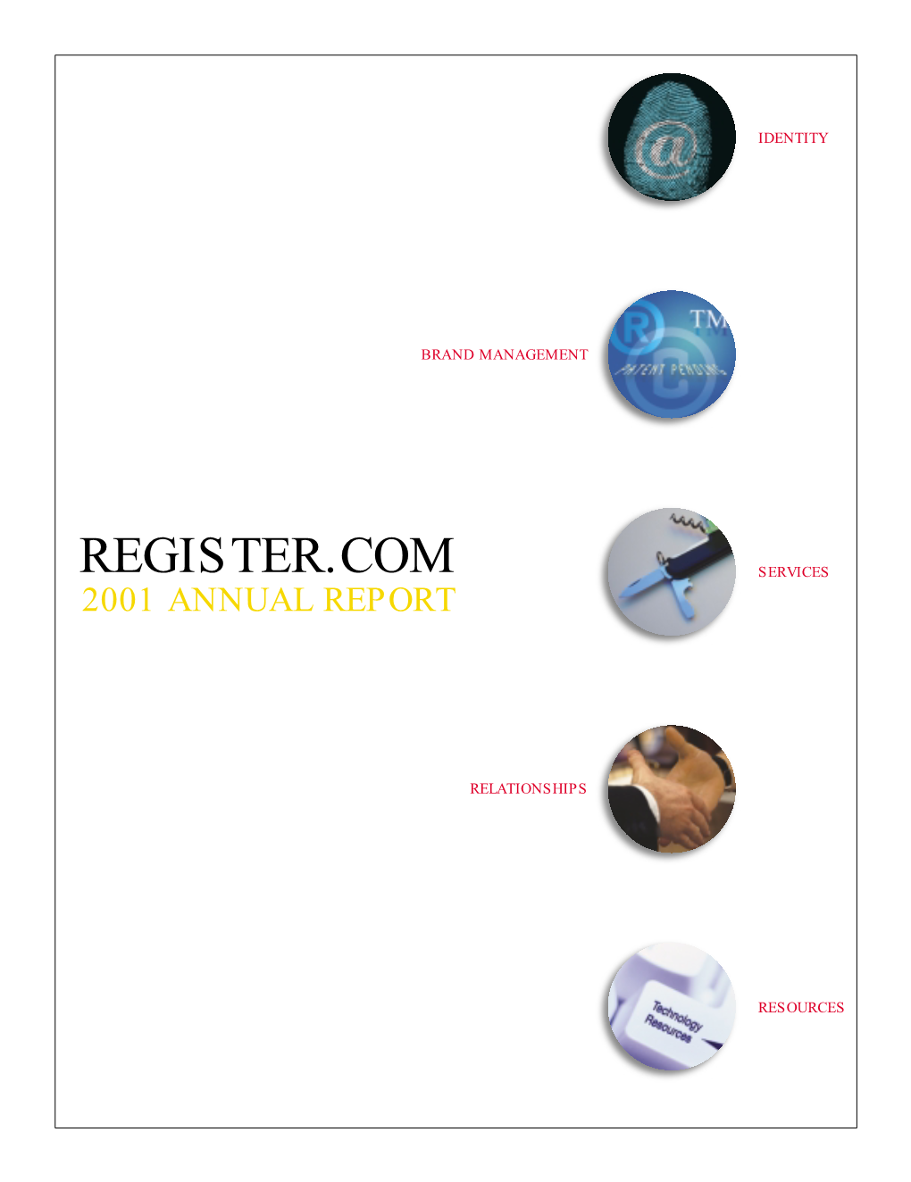 Register.Com Annual Report