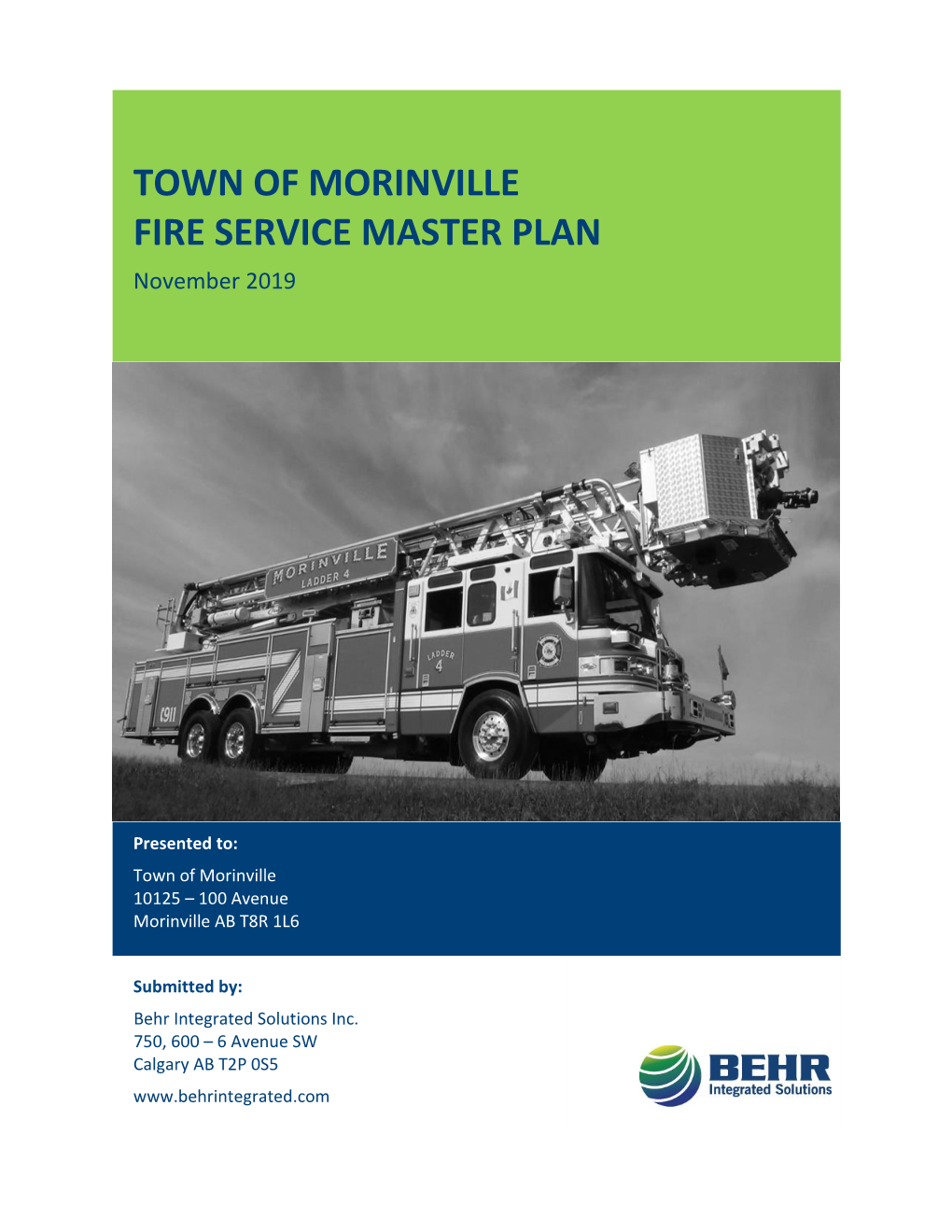2019 MFD Fire Services Master Plan