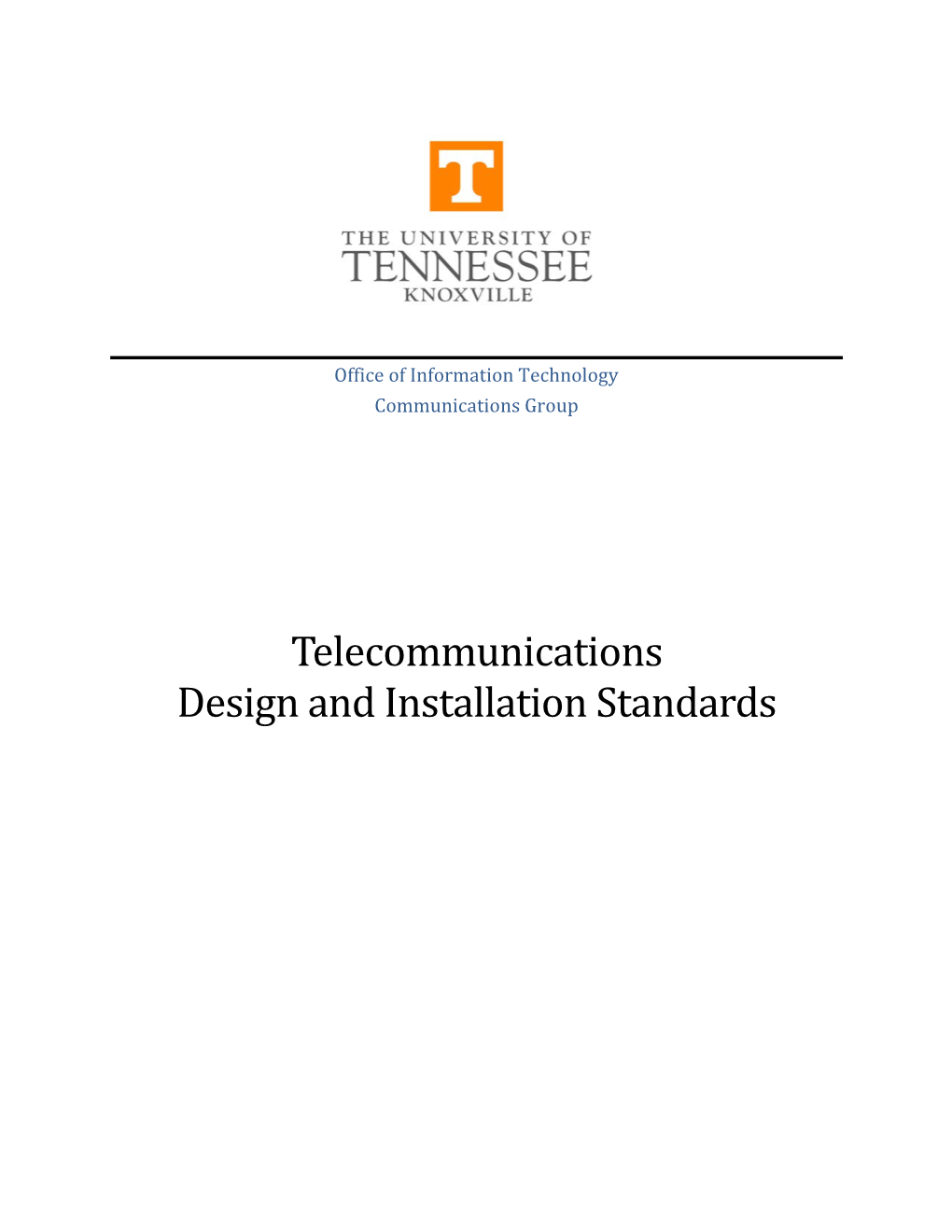 Telecommunications Design and Installation Standards