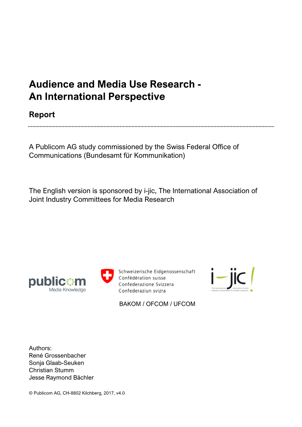 Media Usage Research in International Comparison