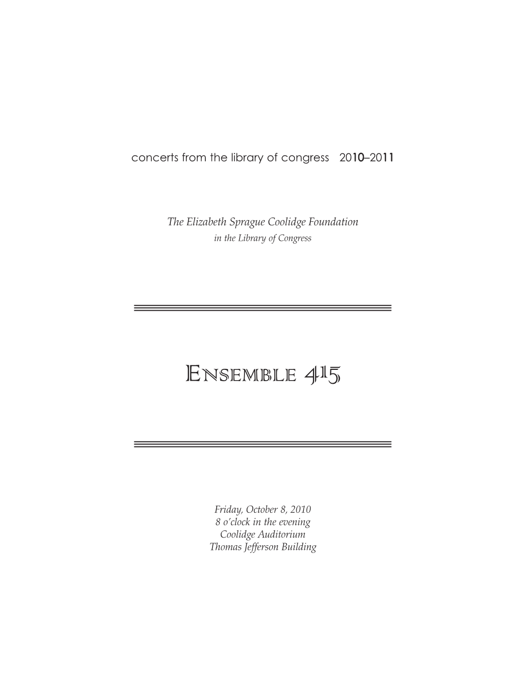 Ensemble 415