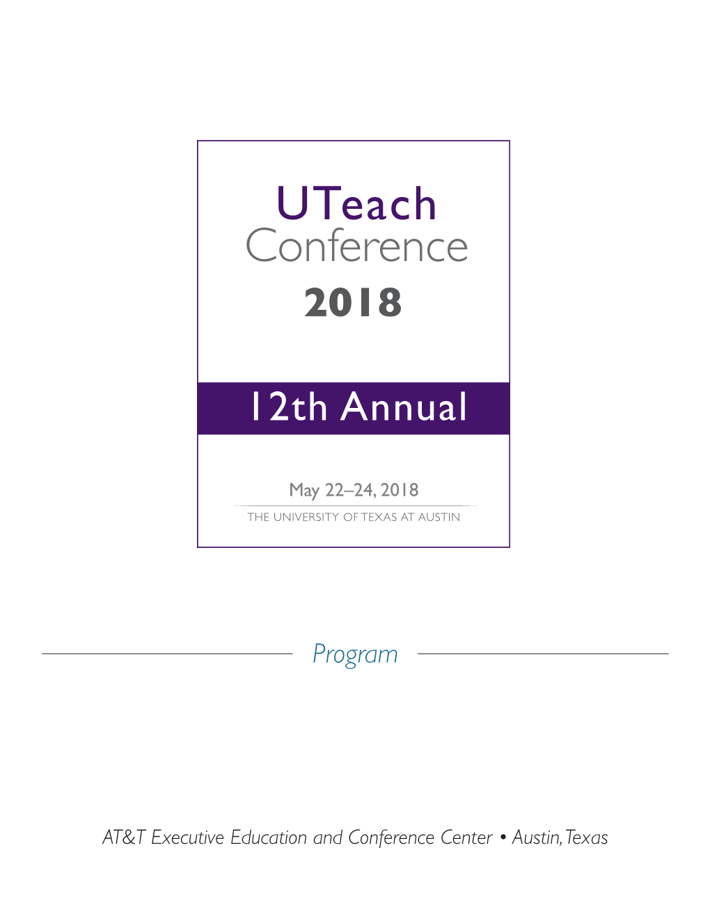 Uteach Conference 2018