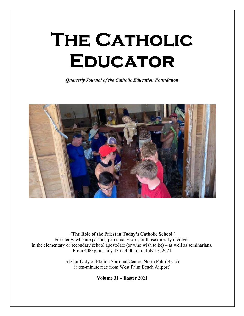 The Catholic Educator