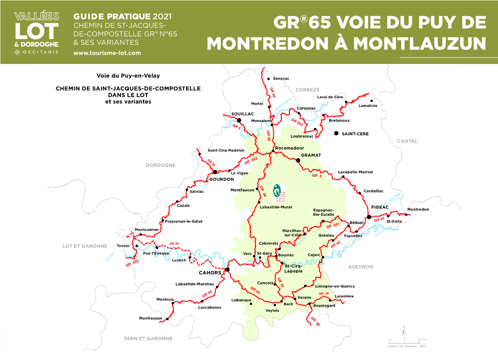 Gr®65 Voie Du Puy De Montredon À Montlauzun