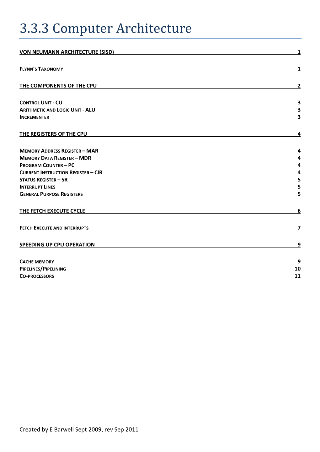 3.3.3 Computer Architecture