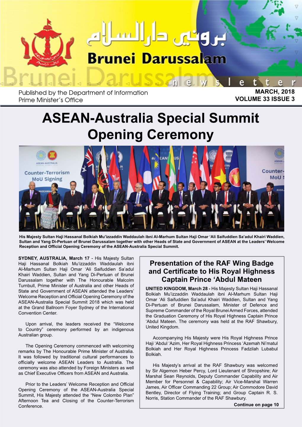 ASEAN-Australia Special Summit Opening Ceremony