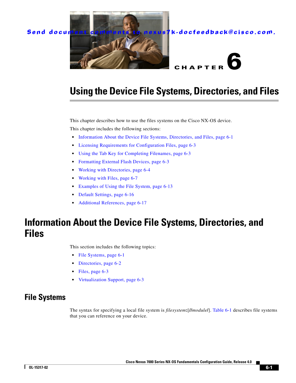 Using the Device File Systems, Directories, and Files