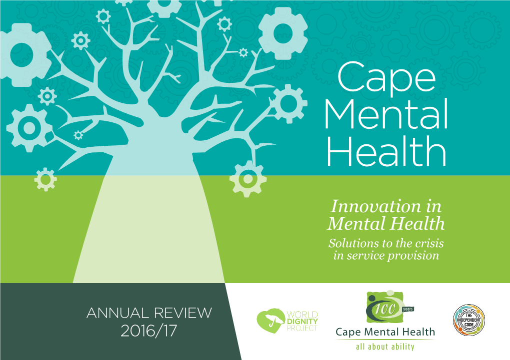 Cape Mental Health Annual Review 2016-17 Innovation in Mental