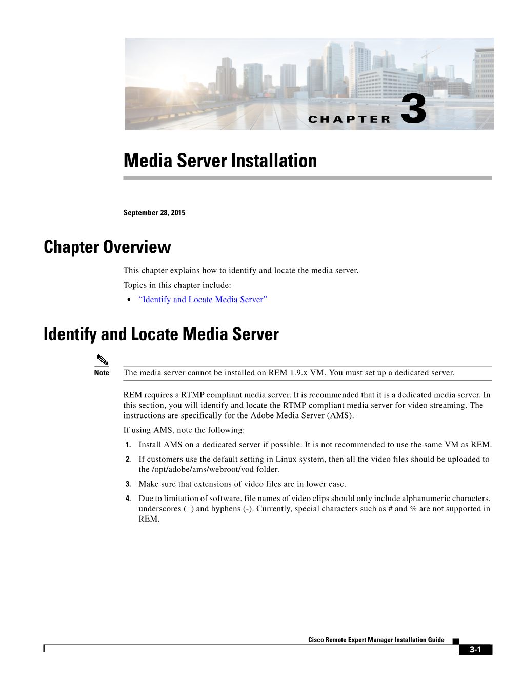 Media Server Installation
