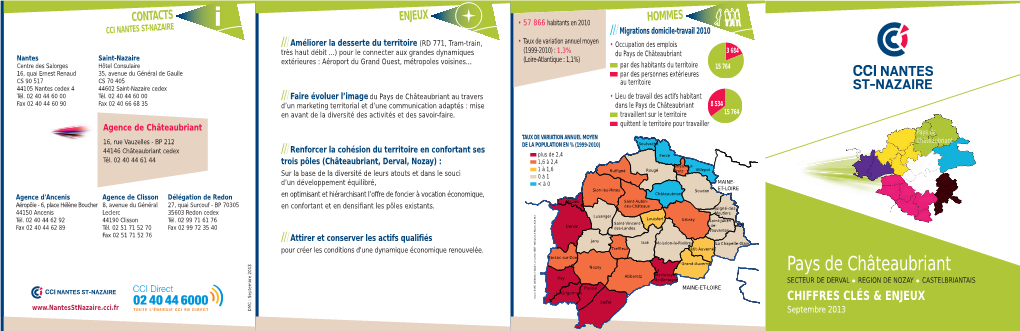 Pays De Châteaubriant 3 684 Nantes Saint-Nazaire Extérieures : Aéroport Du Grand Ouest, Métropoles Voisines