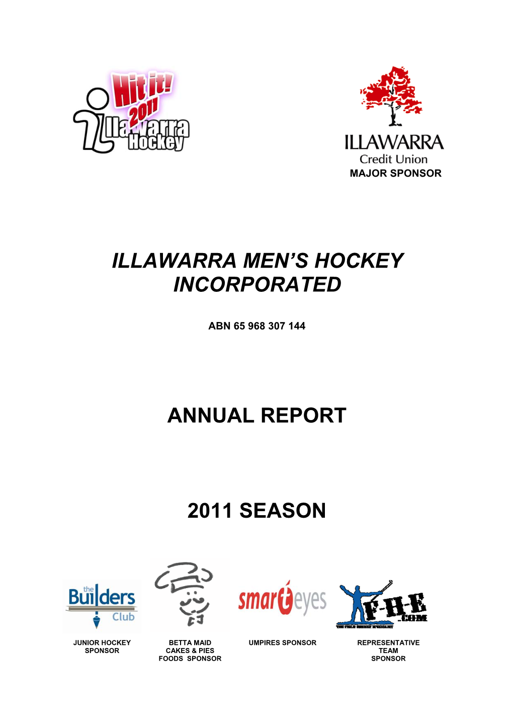 Illawarra Men's Hockey Incorporated Annual