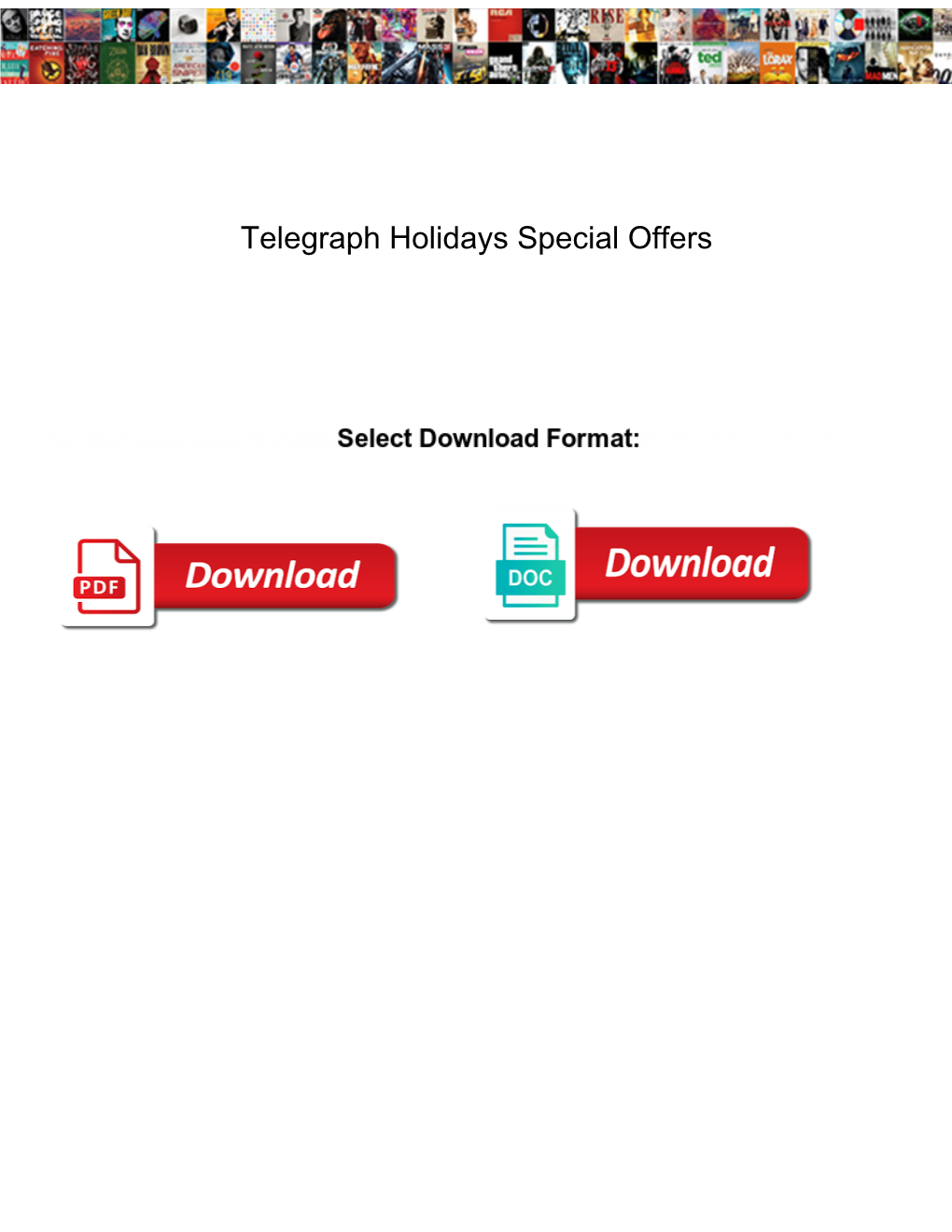 Telegraph Holidays Special Offers