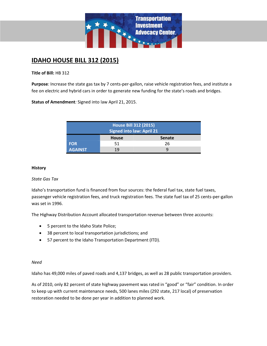 Idaho House Bill 312 (2015)