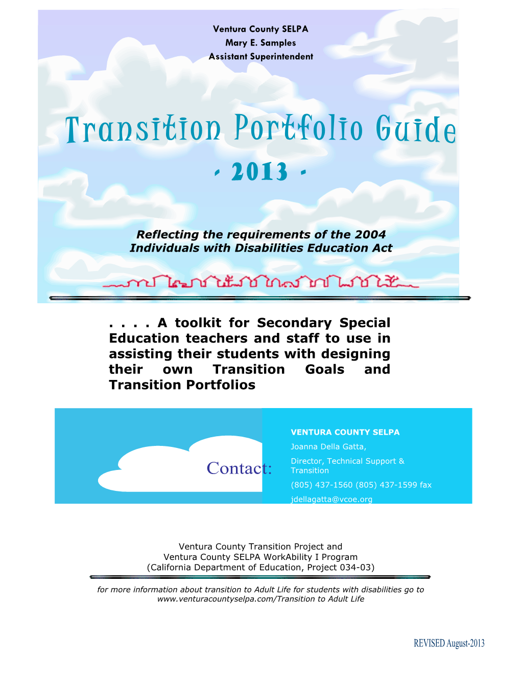 Transition Portfolio Guide