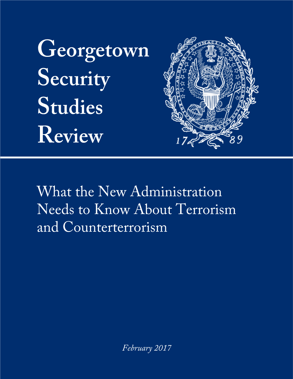 Georgetown Security Studies Review