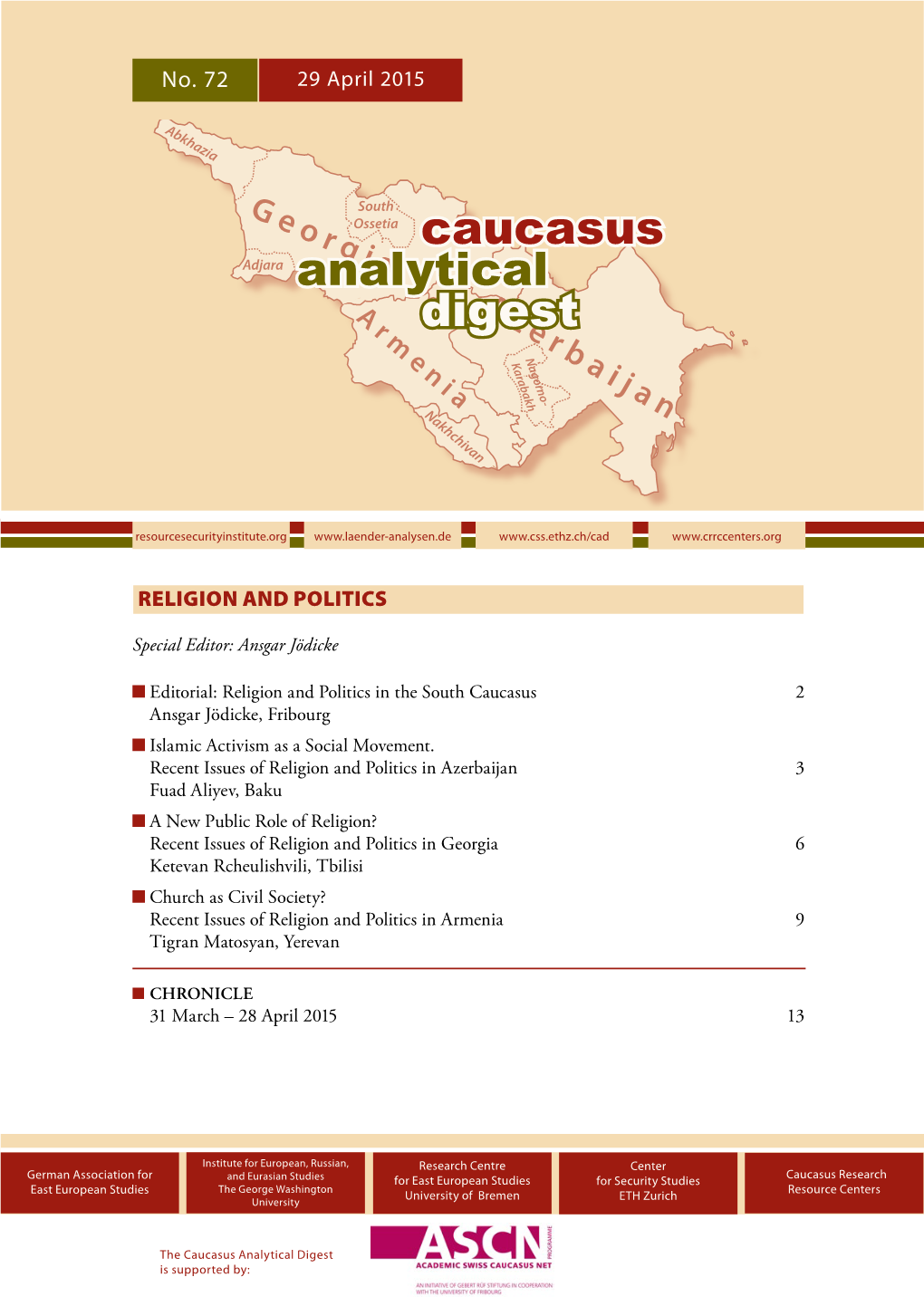 Analytical Digest Caucasus